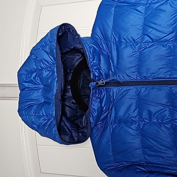 REI medium blue down jacket - Picture 3 of 16